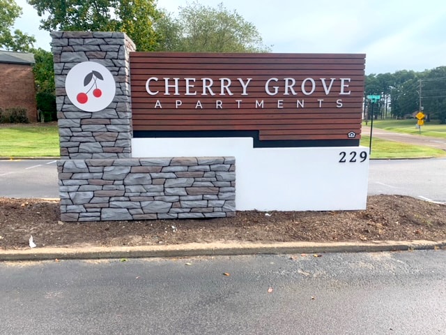 Cherry Grove Apartments monument sign — Magnitude