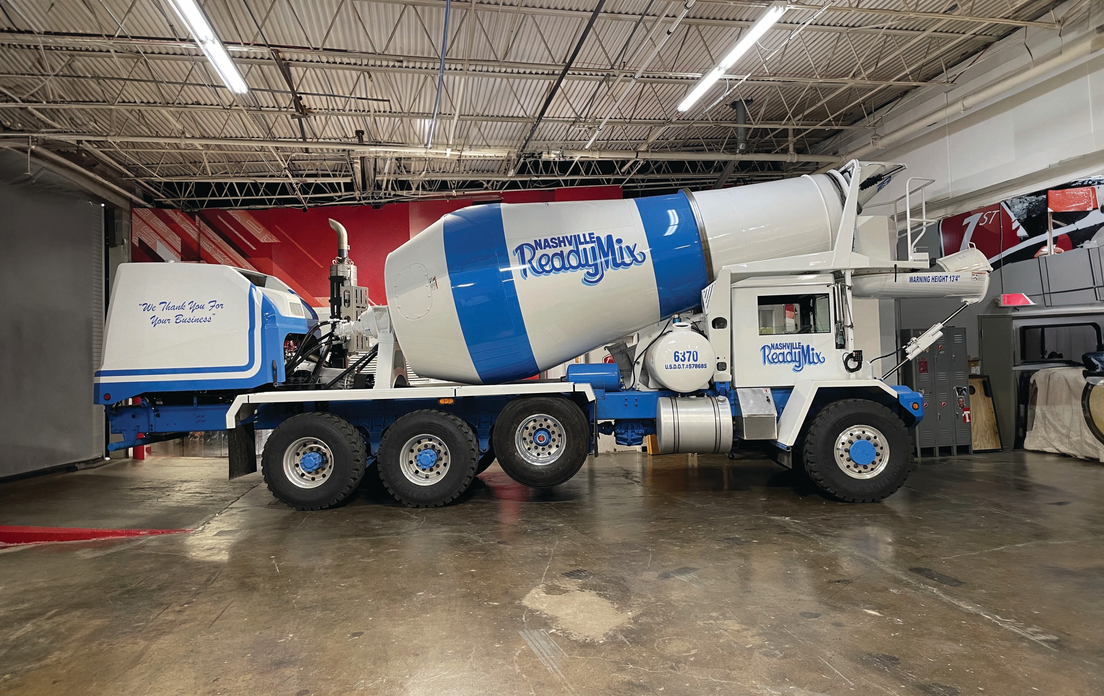 Nashville Ready Mix mixer truck wrap — Magnitude